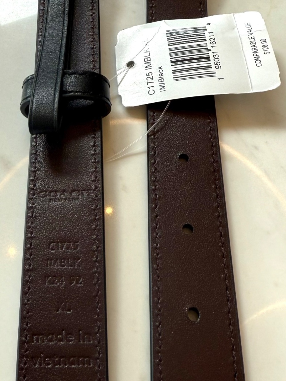 New COACH Women's Signature Buckle Belt XL - Picture 14 of 16